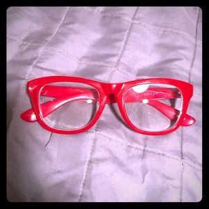 Zenni red glasses
